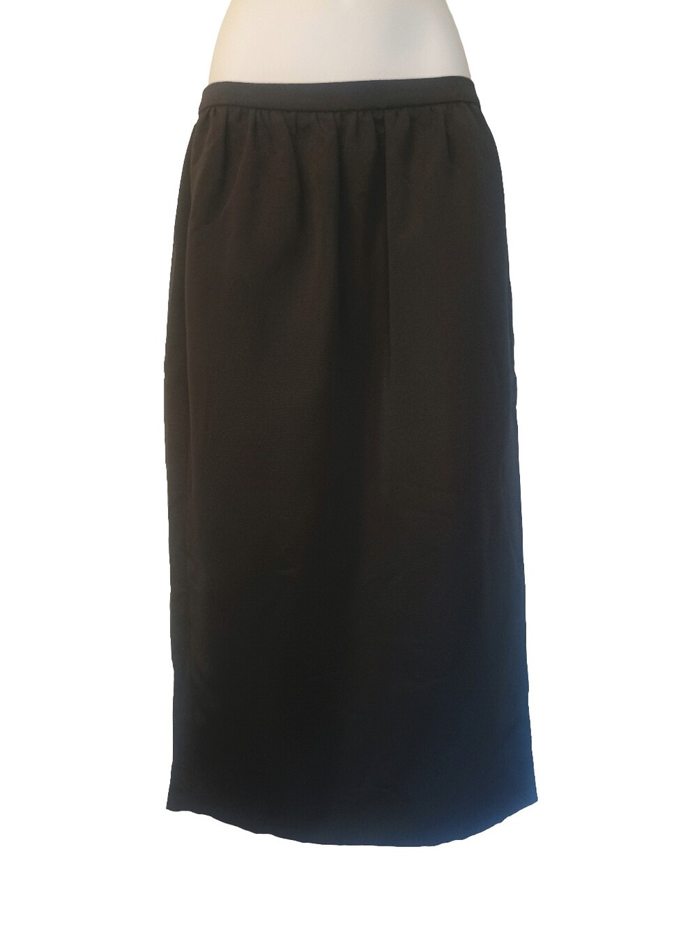 NWT J. Crew Black Midi Pencil Women's Skirt Size: 4